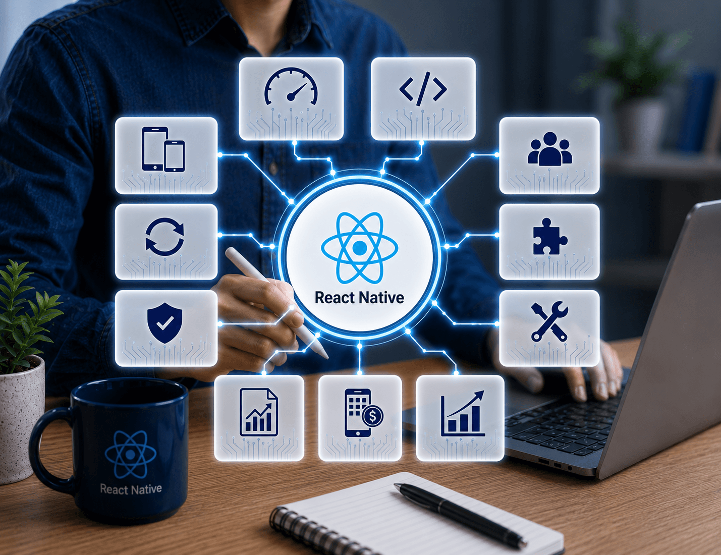 React Native development capabilities across iOS, Android, and cross-platform delivery