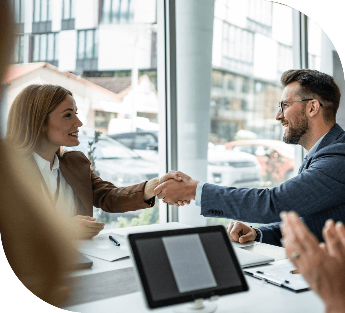 Brainspack team meeting with a client